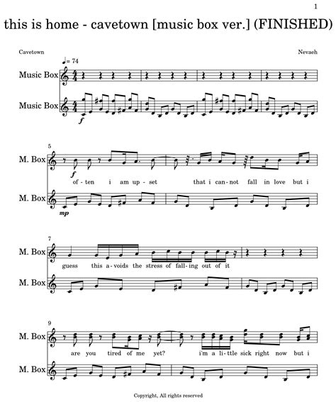 This is home – cavetown This is Home Sheet music for Piano 